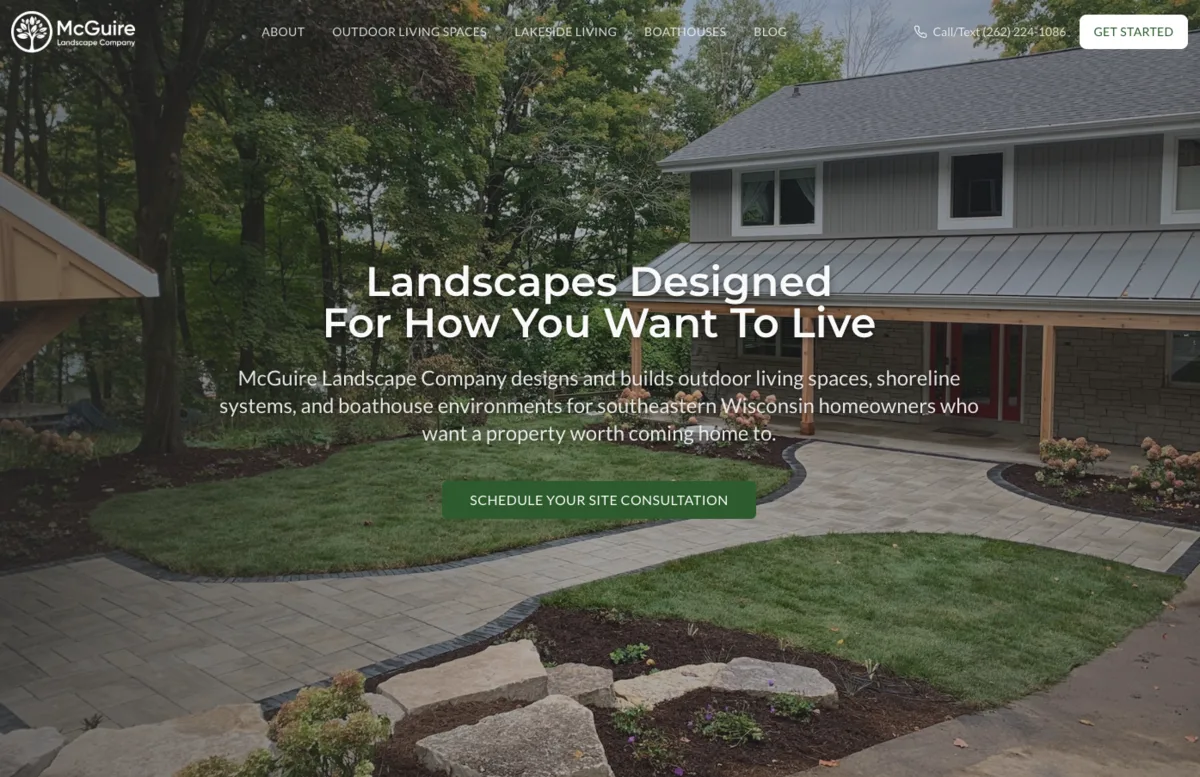 McGuire Landscape Company website